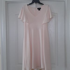 Liz Claiborne Pink Ruffle Sleeve Dres